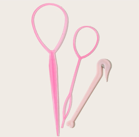 Hair Braiding Tools Comb Set Hairdressing Tress Device Hair Puller Pin Four-piece Set Household Modeling Tail Comb New