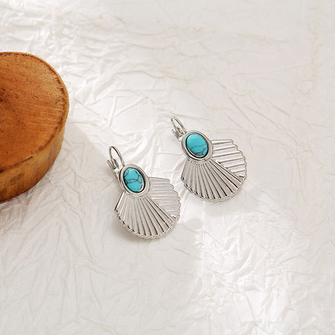 Summer New Electroplating Stainless Steel Studs Women