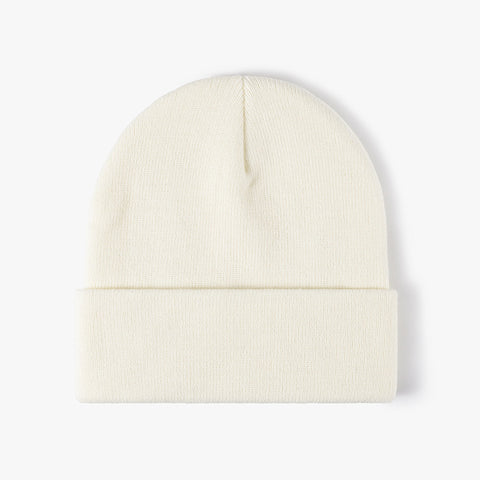 Autumn And Winter Light Board Warm Thickened Double-layer Simplicity Women's Knitted Hat