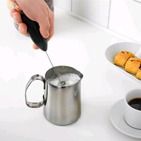 Household hand-held electric egg beater milk bar stainless steel coffee stir bar juice bar