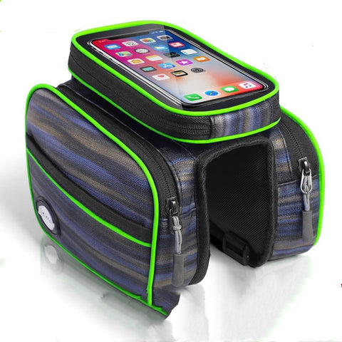 Mobile phone bicycle saddle bag