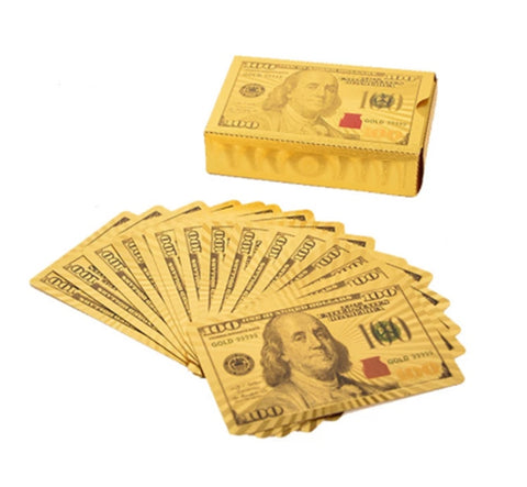 Playing Cards Gold Foil Playing Cards Waterproof