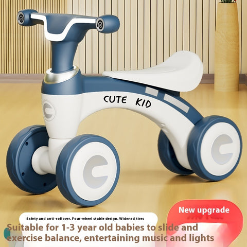 Stepless Four-wheel Children's Balance Bike
