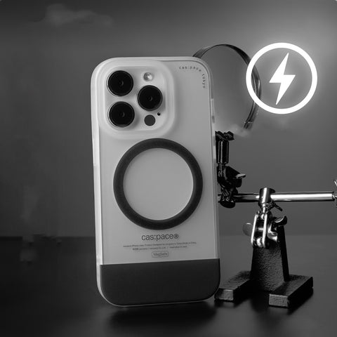 Black Magnetic Ring Charging Magsafe Suitable Phone Case