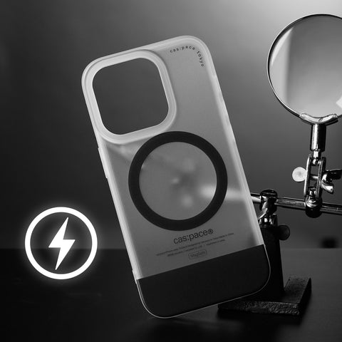 Black Magnetic Ring Charging Magsafe Suitable Phone Case