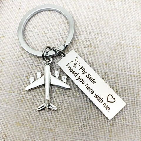 Drive Well Couple Gift Airplane Accessory Pendant