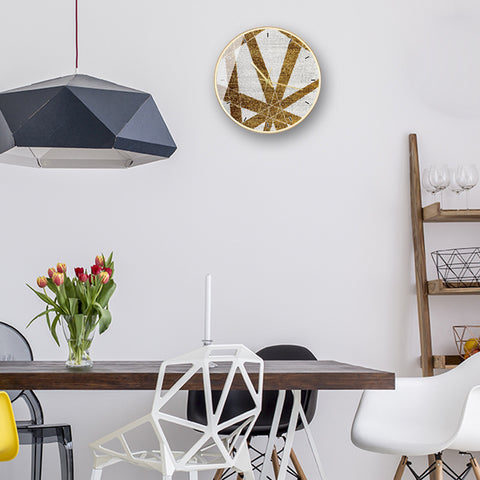 Personality Creative Black Gold Art Atmosphere Clock