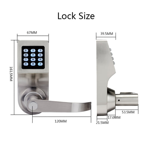 Intelligent electronic mechanical password lock