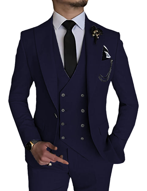 Business Casual Men's Three-piece Suit