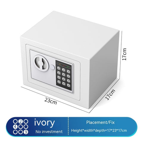 Office Domestic Safe Box Smart Fingerprint Password Into The Wall