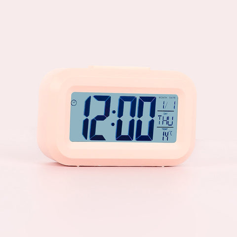 Mute Snooze Clock Students Get Up Electronic Alarm Clock Smart Luminous Timing