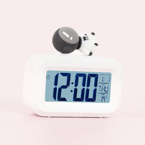 Mute Snooze Clock Students Get Up Electronic Alarm Clock Smart Luminous Timing