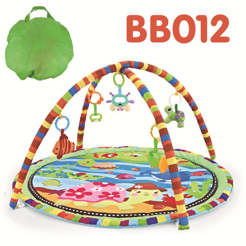 Children's Fitness Rack Game Round Blanket Crawling Floor Mat Toys