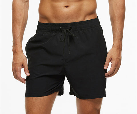 Men's Casual Solid Color Quarter Beach Pants