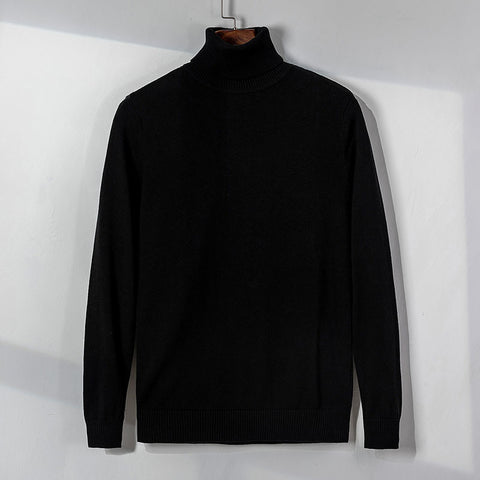 Fashion Youth All-Match High Neck Sweater Sweater Men