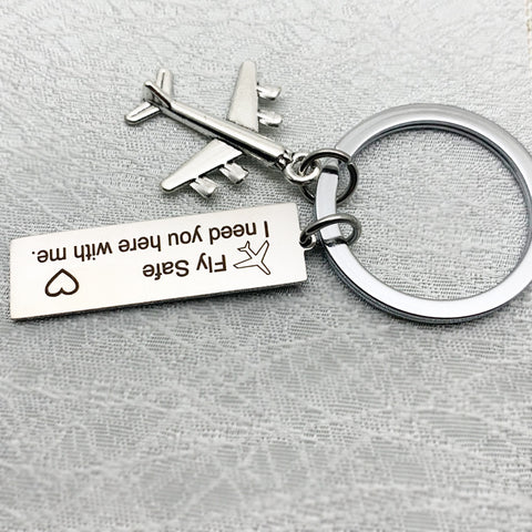 Drive Well Couple Gift Airplane Accessory Pendant