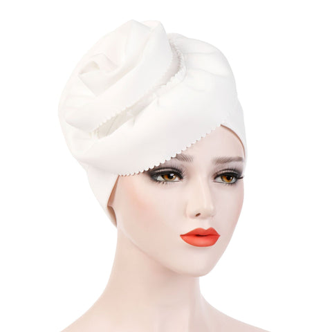 New Side Plate Flower Oversized Edge Flower Bandana Hat