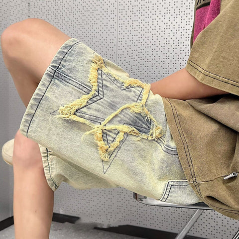 Washed Do The Old Cowboy Shorts Men's Summer