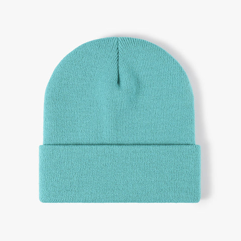 Autumn And Winter Light Board Warm Thickened Double-layer Simplicity Women's Knitted Hat