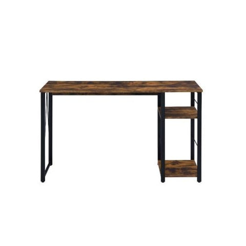 ACME Vadna Writing Desk, Weathered Oak Black Finish