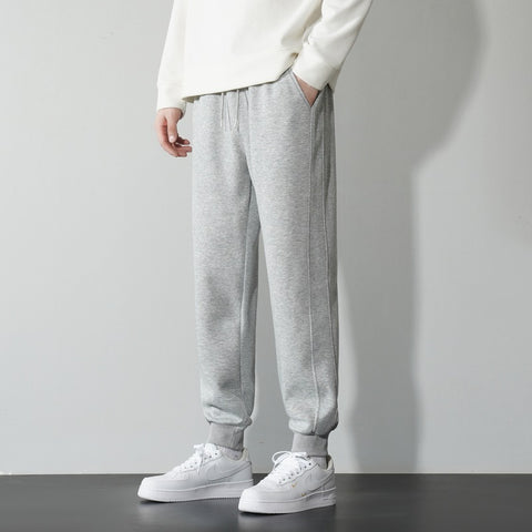 Spring Summer Pure Cotton Men's Loose Breathable Casual Pants