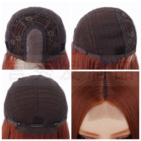 High-temperature Fiber Chemical Fiber Wig Small Lace Headgear