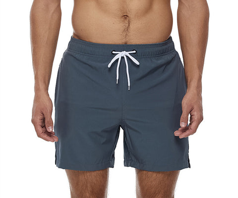 Men's Casual Solid Color Quarter Beach Pants