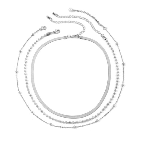 Hip Hop Niche Metal Snake Bone Chain Necklace