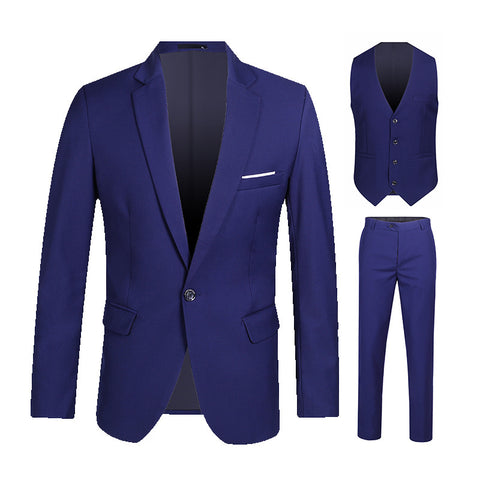 New Men's Single-breasted Suit