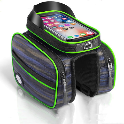 Mobile phone bicycle saddle bag