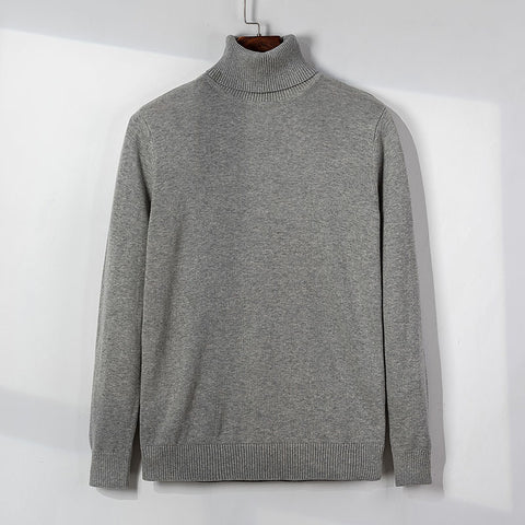 Fashion Youth All-Match High Neck Sweater Sweater Men