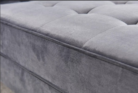 Velvet Chaise Longue