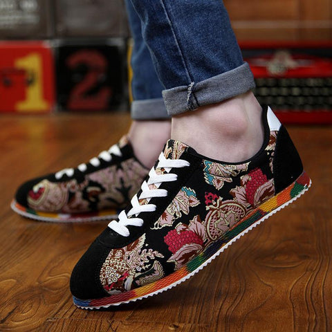 Ethnic Style Colored Sole Forrest Shoes