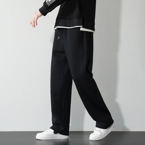 Spring Summer Pure Cotton Men's Loose Breathable Casual Pants