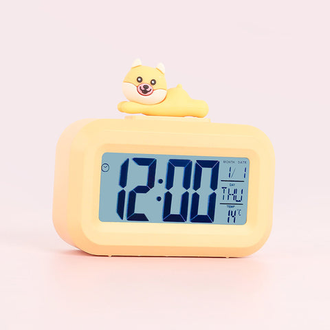 Mute Snooze Clock Students Get Up Electronic Alarm Clock Smart Luminous Timing