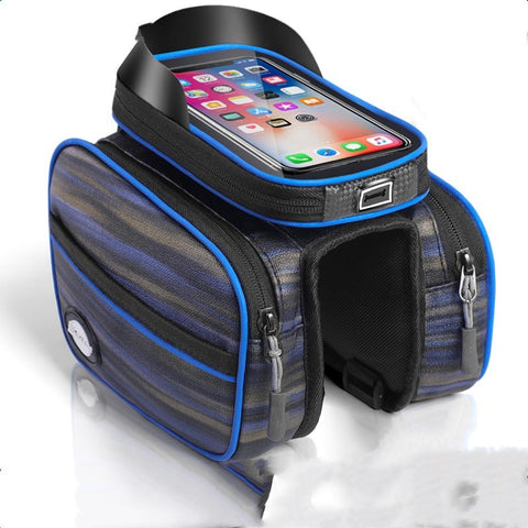 Mobile phone bicycle saddle bag