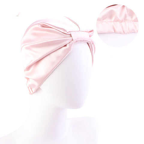 Contrast Knotted Bandana Hat