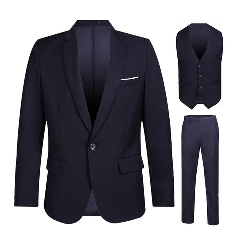 New Men's Single-breasted Suit