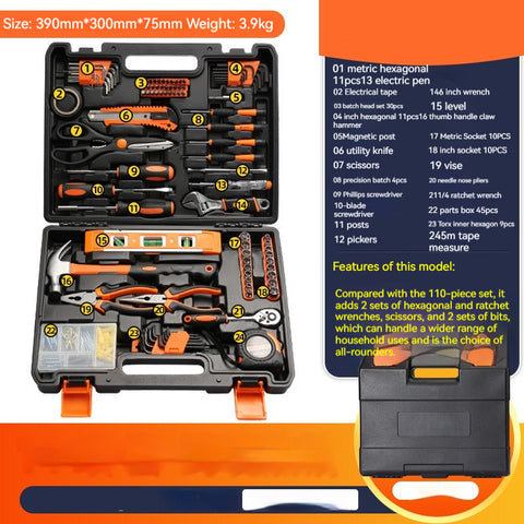 Household Hardware Kits Electrician Woodworking Manual Repair
