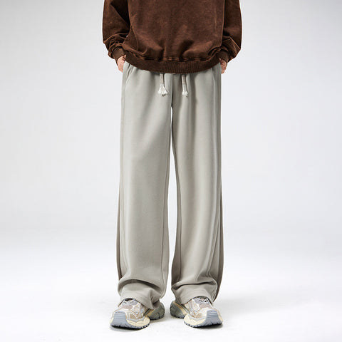 Fashion New Heavy Straight Sweatpants Men