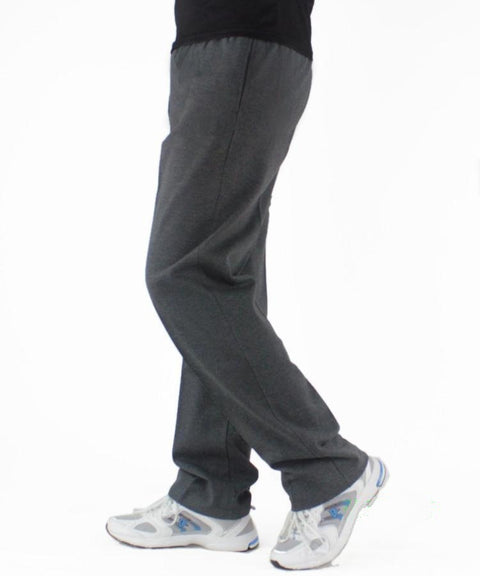 Spring And Summer Thin Elastic Waist Men's Loose Straight Leg Cotton Casual Long Pants