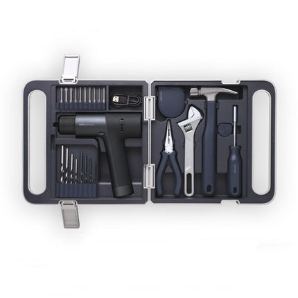 Toolbox Set Electric Screwdriver Multi-functional Vehicle Tool For Home Maintenance