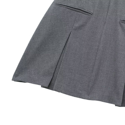 New Polo Collar Zipper Dress