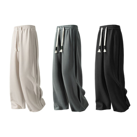 Fashion New Heavy Straight Sweatpants Men