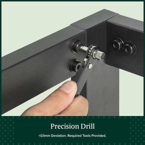 Ironline Double Bed Frame Base /Y/Metal Pine Wood Suzanne Heavy Solid Wood Platform/Bedroom Furniture Industrial