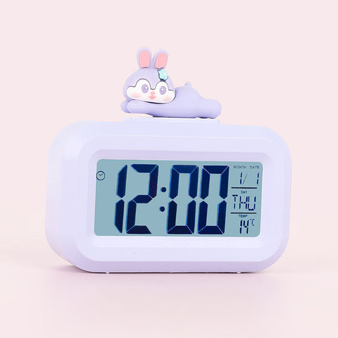 Mute Snooze Clock Students Get Up Electronic Alarm Clock Smart Luminous Timing