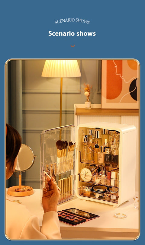 Light Luxury Cosmetics Storage Box Desktop Finishing