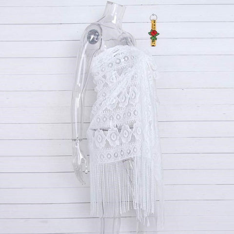 Beach Sunscreen Hollow Out Skirts Bikini