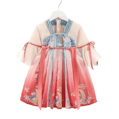 Fashionable Princess Dress Chinese Style Girls' Han Chinese Costume