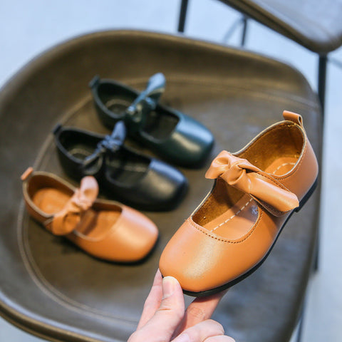 Girls Princess Square Mouth Student Casual Shoes